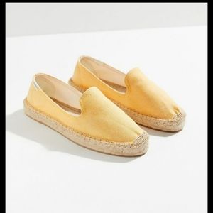 Soludos Platform Smoking Slipper Marigold
